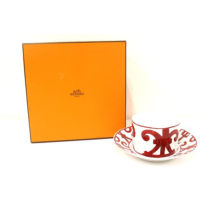 美品】エルメスHERMES ガダルキヴィール カップ＆ソーサーセット