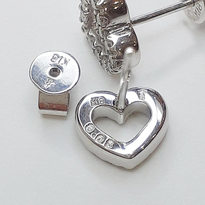 フォリフォリ　ダイヤモンドピアス　K18ホワイトゴールド 楽天市場】フォリフォリ Folli Follie ダイヤ ピアス ピアス