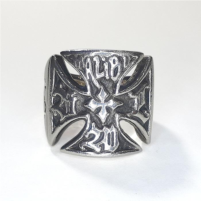 Bill Wall Leather シルバー マルテス クロス ウォレットリング Bill Wall Leather シルバー マルテス クロス ウォレットリング