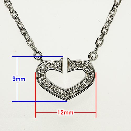 Cartier 【美品!】カルティエ Cハート ダイヤ ネックレス Cartier 【美品!】カルティエ Cハート ダイヤ ネックレス
