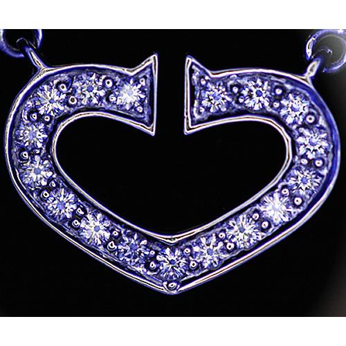 Cartier 【美品!】カルティエ Cハート ダイヤ ネックレス Cartier 【美品!】カルティエ Cハート ダイヤ ネックレス