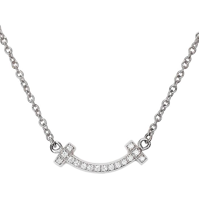 TIFFANY&Co. ティファニーT スマイル ミニ ペンダントネックレス TIFFANY&Co. ティファニーT スマイル ミニ ペンダントネックレス
