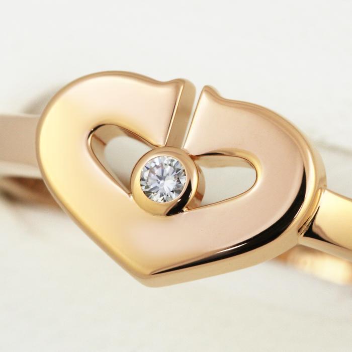 Cartier <#50/約10号>【美品!】カルティエ Cハート リング Cartier <#50/約10号>【美品!】カルティエ Cハート リング