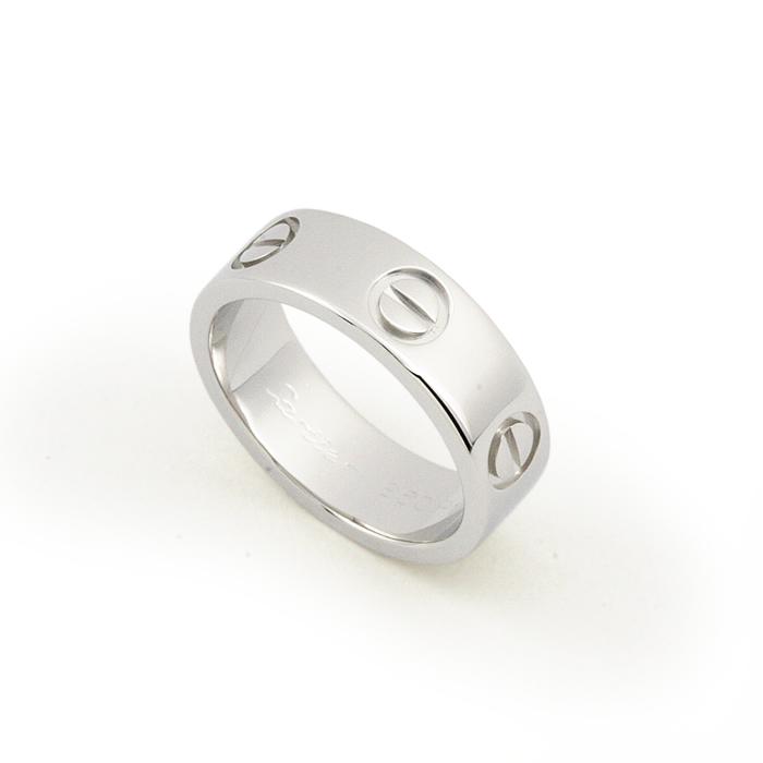 48/8号＞ 【美品】カルティエ Cartier ラブリング Pt950 プラチナ製 