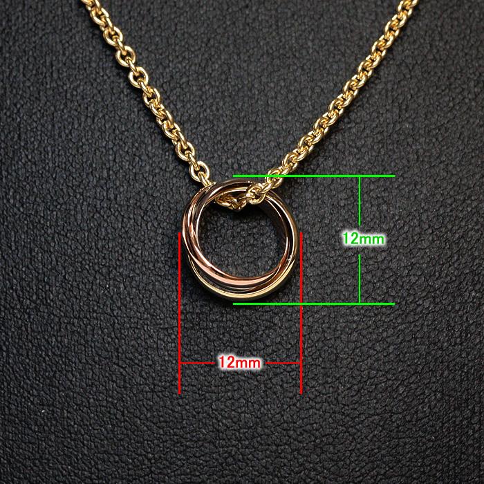 TRINITY（Cartier） 【美品】カルティエ Cartier トリニティネックレス 