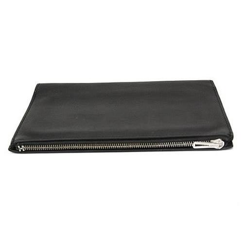 HERMES エルメス EAジップ PM ヴォースイフト ブラック シルバー金具 