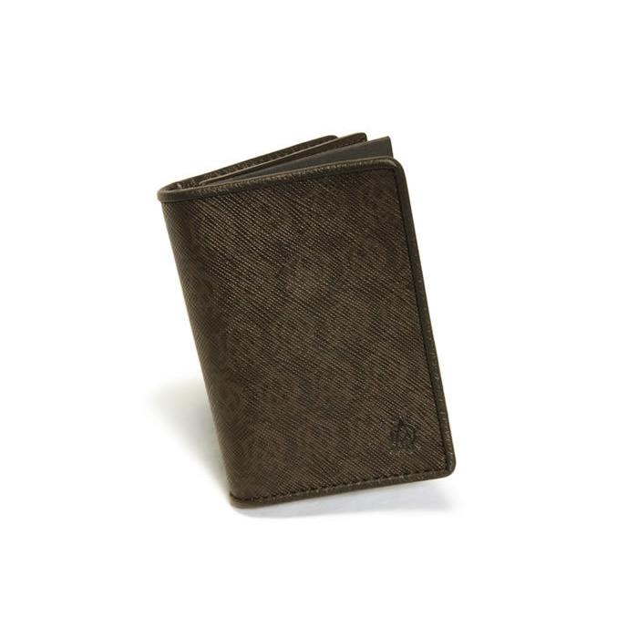 未使用品】ダンヒル dunhill ウインザー ブラウン レザー カードケース  