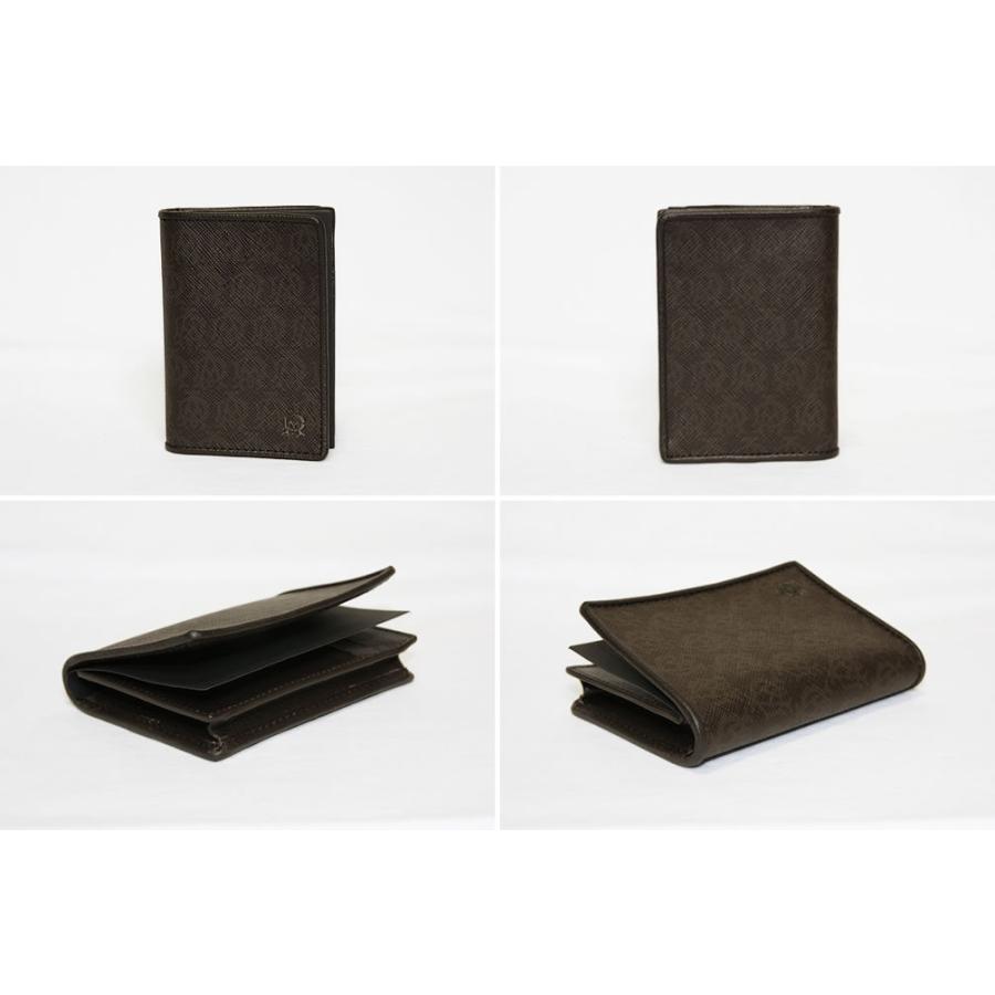 未使用品】ダンヒル dunhill ウインザー ブラウン レザー カードケース  