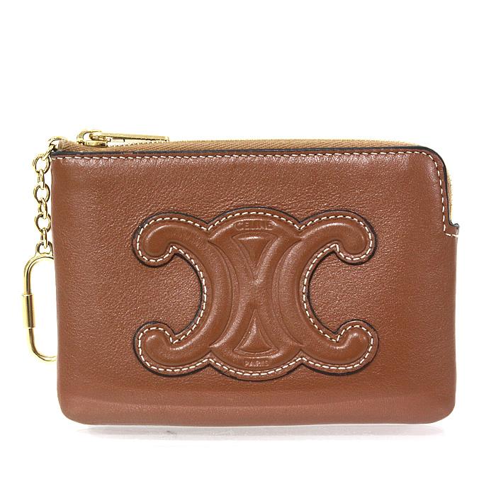 CELINE 【美品】CELINE コイン & カードポーチ キュイル CELINE 【美品】CELINE コイン & カードポーチ キュイル