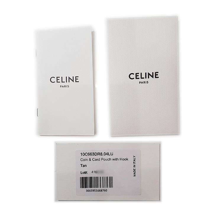 CELINE 【美品】CELINE コイン & カードポーチ キュイル CELINE 【美品】CELINE コイン & カードポーチ キュイル