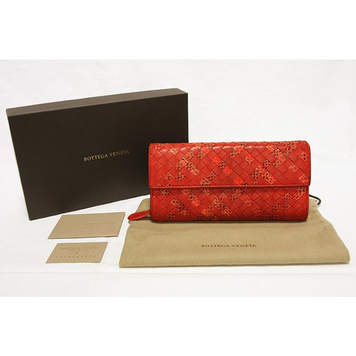 BOTTEGA VENETA ボッテガ・ヴェネタ イントレチャート フラップ BOTTEGA VENETA ボッテガ・ヴェネタ イントレチャート フラップ
