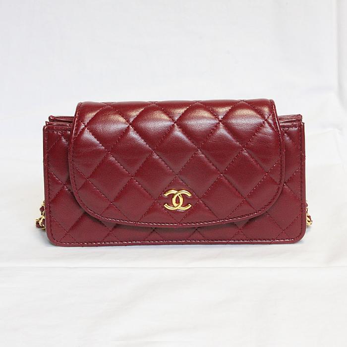 美品】シャネル CHANEL フォンケース チェーンウォレット ミニ