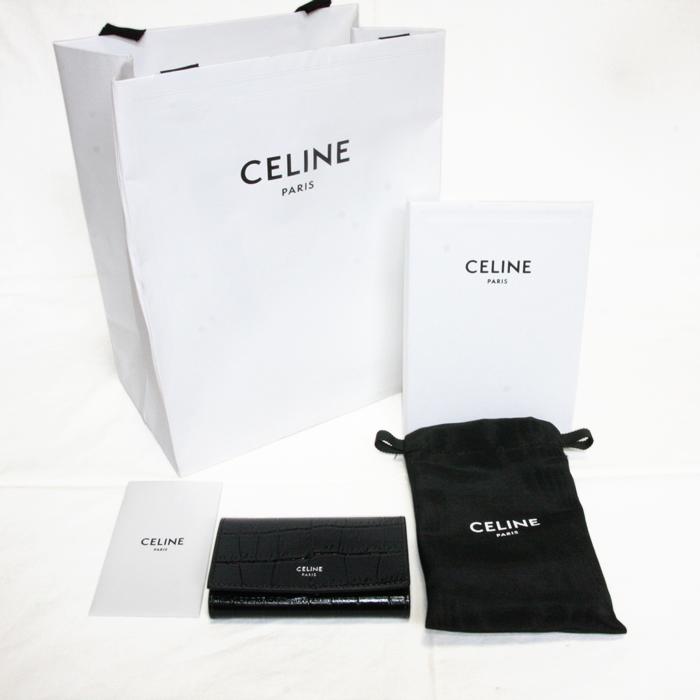 CELINE <未使用/美品>セリーヌ 6連キーケース クロコダイル型 CELINE <未使用/美品>セリーヌ 6連キーケース クロコダイル型