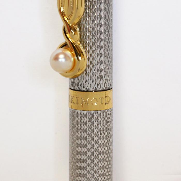 MIKIMOTO <訳アリ品>ミキモト 真珠付きボールペン キャップ式 MIKIMOTO <訳アリ品>ミキモト 真珠付きボールペン キャップ式