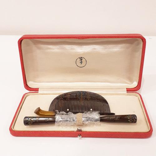 鼈甲の櫛と簪セット（くし、かんざし）アンティーク15万円