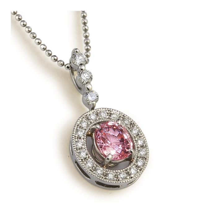 美品！】ピンクサファイア 天然コランダム1P（1.00ct） ダイヤモンド  