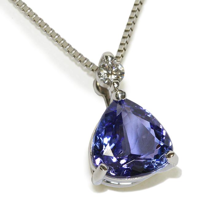 美品！】タンザナイト 天然ゾイサイト1P（1.728ct） ダイヤモンド1P 