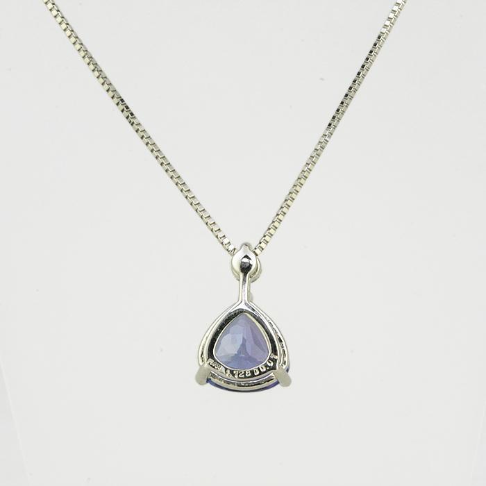 『専用です』天然タンザナイト ダイヤモンド ネックレス 計1.27ct PT 天然タンザナイト ダイヤモンド ネックレス 計1.27ct PT
