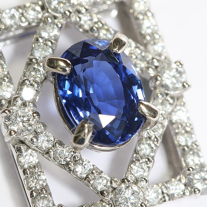 美品！】ブルーサファイア 天然コランダム 1P(1.00ct