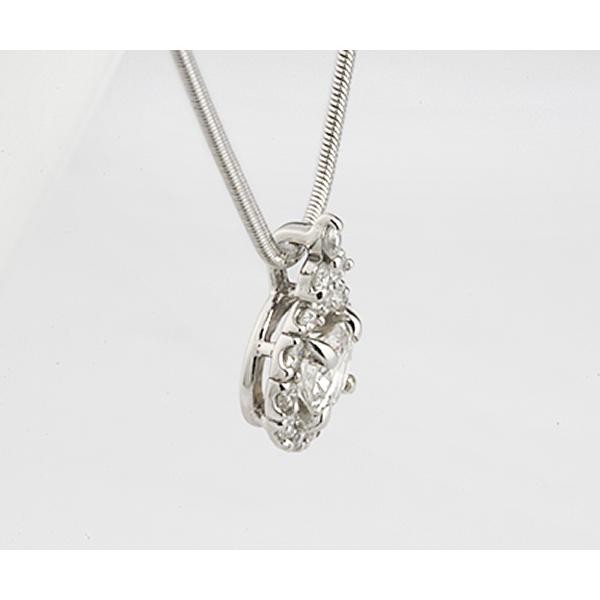 美品！】ダイヤモンド0.323ct サイドメレダイヤ0.19ct ペンダント 