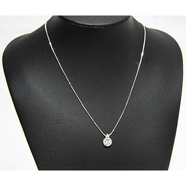 美品！】ダイヤモンド0.323ct サイドメレダイヤ0.19ct ペンダント 