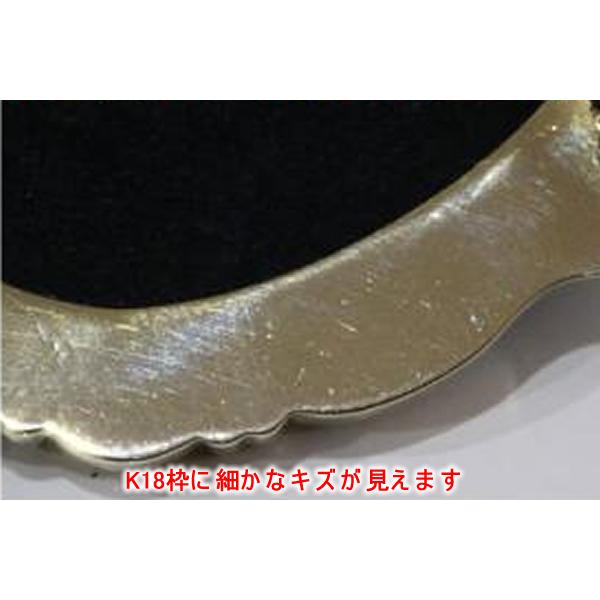 K18枠 ストーンカメオ ブローチ兼ペンダント 女性/花 オニキス K18枠 ストーンカメオ ブローチ兼ペンダント 女性/花 オニキス