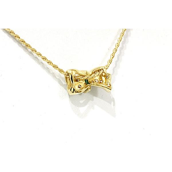 美品！】マーキスカットエメラルド1P ダイヤモンド14P K18イエロー 