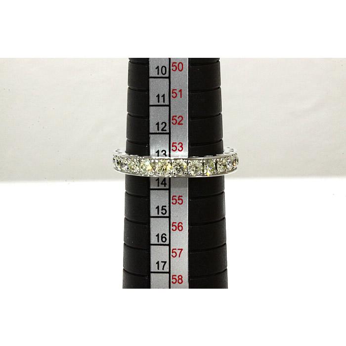 約13号/美品> ハーフサークル ダイヤモンド リング プラチナ 約13号/美品> ハーフサークル ダイヤモンド リング プラチナ