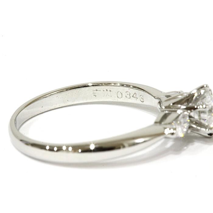 10.5号>【美品】寺内 ダイヤモンドリング 0.343ct-D-VS1-VG 10.5号>【美品】寺内 ダイヤモンドリング 0.343ct-D-VS1-VG