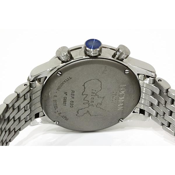 LOCMAN 【美品！】ロックマン アイランド REF.620 クロノグラフ メンズ 