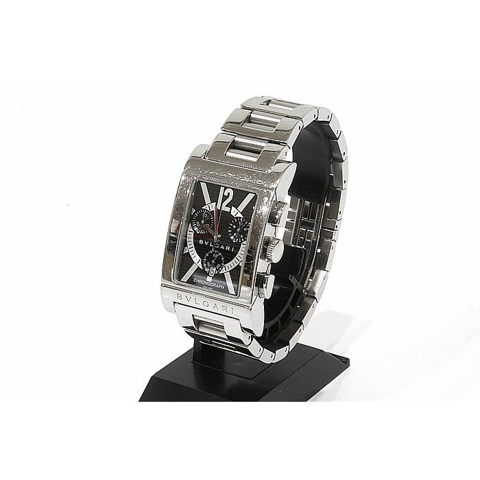 BVLGARI ブルガリ レッタンゴロ クロノ RTC49S クォーツ ステンレス  