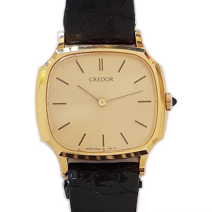 CREDOR セイコー SEIKO クレドール 14KTケース ステンレスバック CREDOR セイコー SEIKO クレドール 14KTケース ステンレスバック