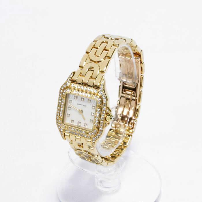 Cartier 【美品】カルティエ パンテールSM 金無垢 純正二重 Cartier 【美品】カルティエ パンテールSM 金無垢 純正二重