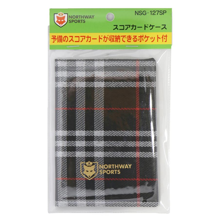 パークゴルフ スコアカードケース（NSG-127SP）チェック柄 : マルシン