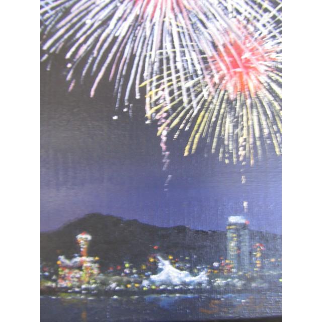 絵画 油絵 相田 省吾 神戸の花火 ｓｍ 額付き ３４６３ｓ 送料無料 3463s Ism 丸昇オンラインヤフーショップ 通販 Yahoo ショッピング