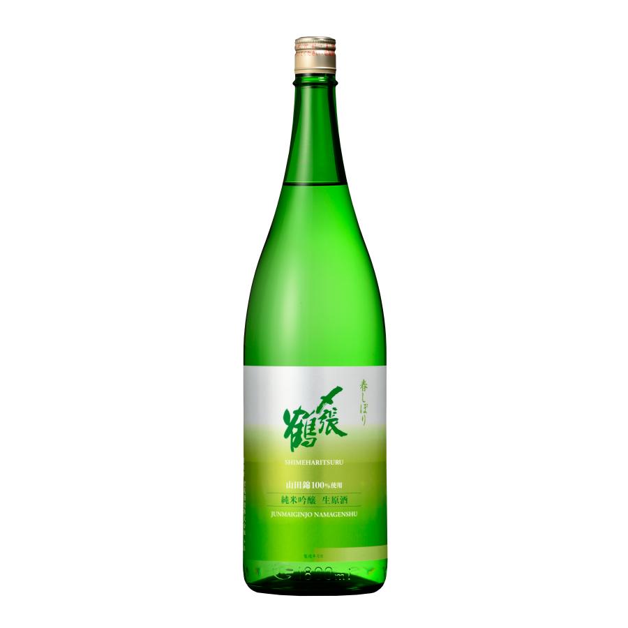 〆張鶴 【2026-2月2日発売】〆張鶴 純米吟醸生原酒 春しぼり 1800ml
