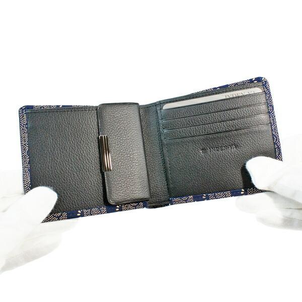 印傳屋（INDEN-YA） 印伝 甲州印伝 上原勇七 財布 二つ折り財布 印伝