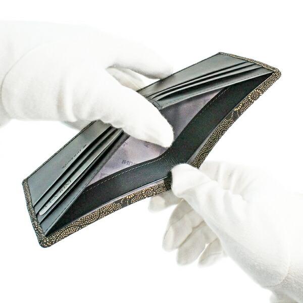 印傳屋（INDEN-YA） 印伝 甲州印伝 上原勇七 財布 二つ折り財布 印伝