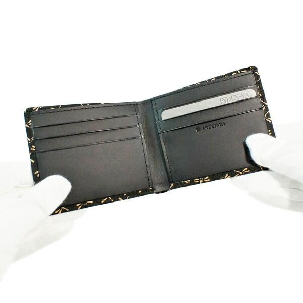 印傳屋（INDEN-YA） 印伝 甲州印伝 上原勇七 財布 二つ折り財布 印伝