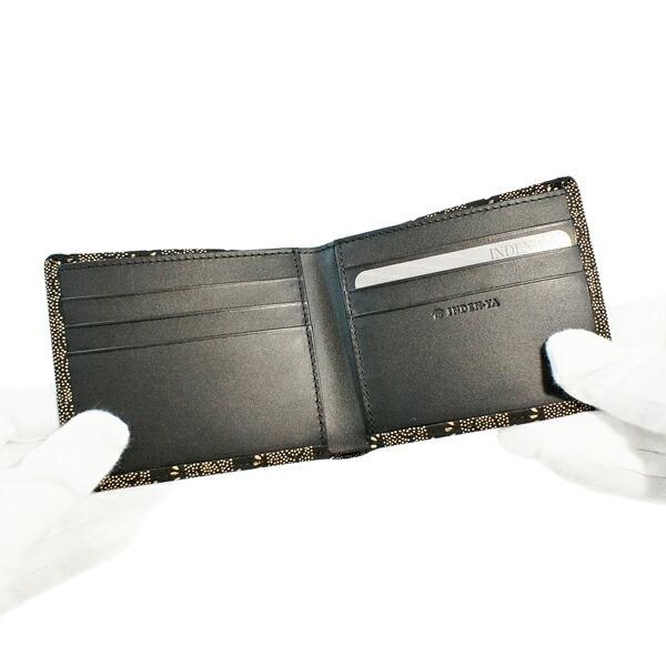 印傳屋（INDEN-YA） 印伝 甲州印伝 上原勇七 財布 二つ折り財布 印伝