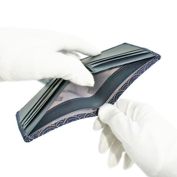 印傳屋（INDEN-YA） 印伝 甲州印伝 上原勇七 財布 二つ折り財布 印伝