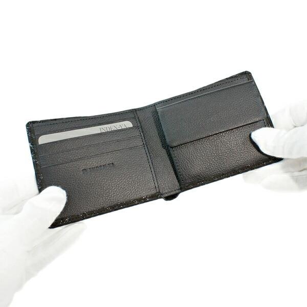 印傳屋（INDEN-YA） 印伝 甲州印伝 上原勇七 財布 二つ折り財布 印伝