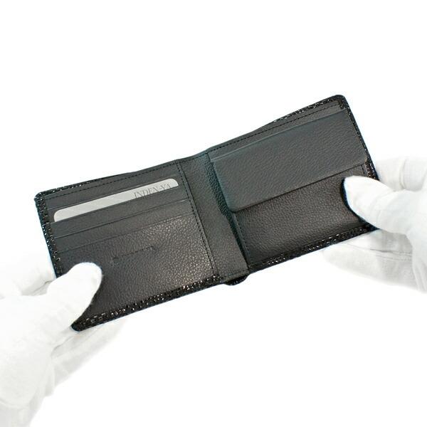 印傳屋（INDEN-YA） 印伝 甲州印伝 上原勇七 財布 二つ折り財布 印伝