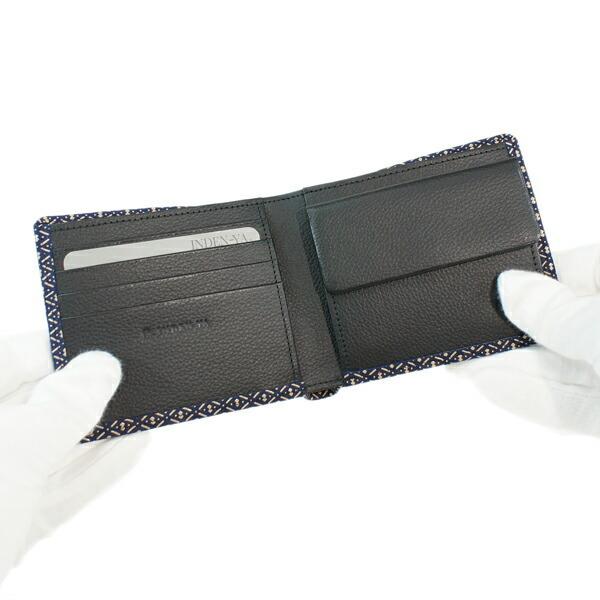 印傳屋（INDEN-YA） 印伝 甲州印伝 上原勇七 財布 二つ折り財布 印伝