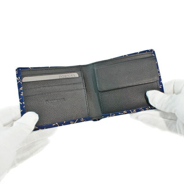 印傳屋（INDEN-YA） 印伝 甲州印伝 上原勇七 財布 二つ折り財布 印伝