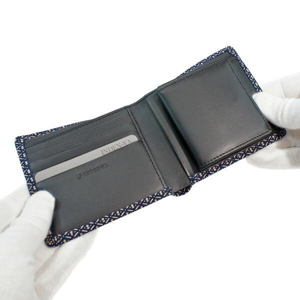 印傳屋（INDEN-YA） 印伝 甲州印伝 上原勇七 財布 二つ折り財布 印伝