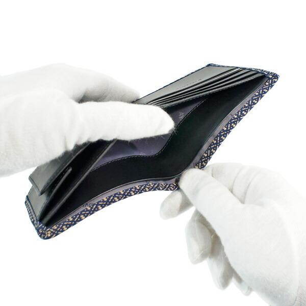 印傳屋（INDEN-YA） 印伝 甲州印伝 上原勇七 財布 二つ折り財布 印伝