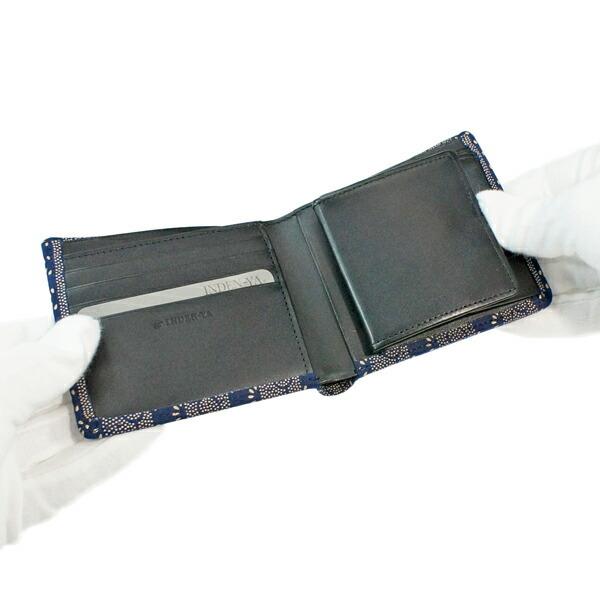 印傳屋（INDEN-YA） 印伝 甲州印伝 上原勇七 財布 二つ折り財布 印伝