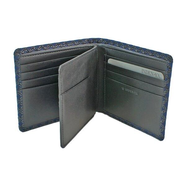 印傳屋（INDEN-YA） 印伝 甲州印伝 上原勇七 財布 二つ折り財布 2009