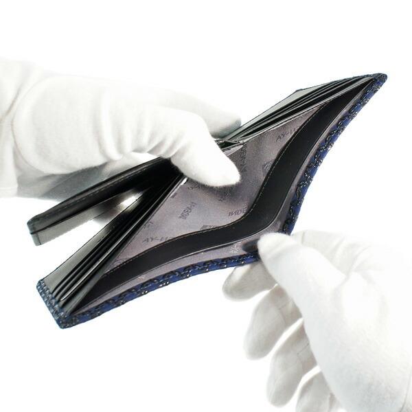 印傳屋（INDEN-YA） 印伝 甲州印伝 上原勇七 財布 二つ折り財布 2009